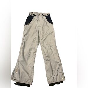 Men's Cargo Pants in Light Gray and Black